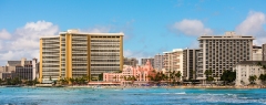 Waikiki Beach and hotels.